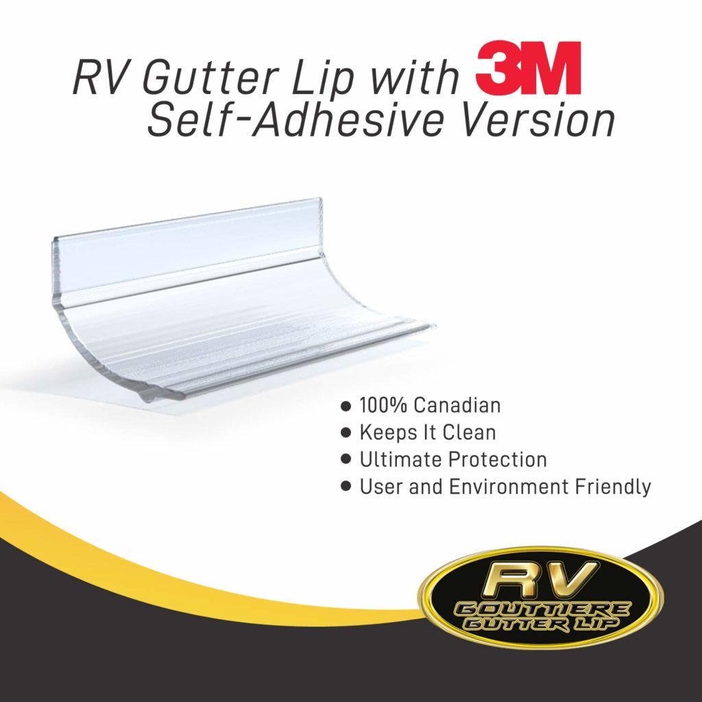 RV Gutter Lip with 3M™ SelfAdhesive Version 4ft Toiles VR