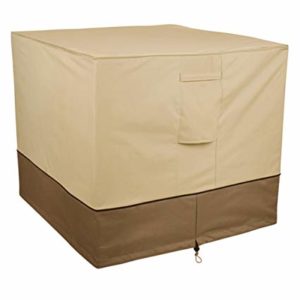 Housse pour Air-Climatisé / Chauffage carré beige