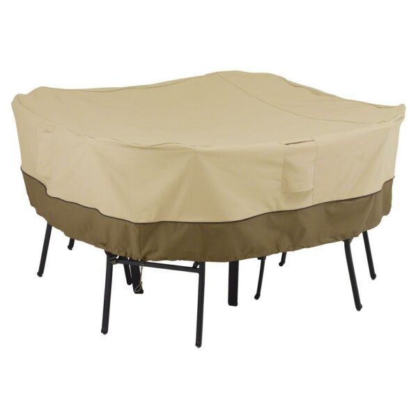 Housse pour Ensemble de Table et Chaises beige (Large Carré)