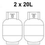 Toile pour Bonbonnes de Propane (2 x 20L)