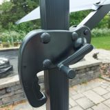 Parasol Pivotable Gris
