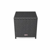 Table d’appoint en osier noir
