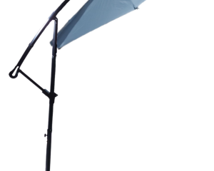 Parasol Courbé Gris avec lumières
