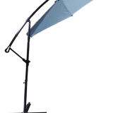 Parasol Courbé Gris avec lumières