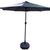 Parasol Vertical Gris avec lumières