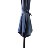 Parasol Vertical Gris avec lumières