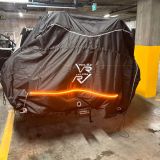 Housse de vélo de transport avec feux arrière LED (3 Vélo)