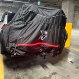 Housse de vélo de transport avec feux arrière LED (3 Vélo)