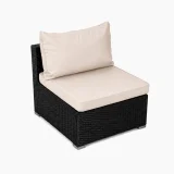 Section de siège modulaire en osier – Collection Lynn
