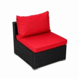 Section de siège modulaire en osier – Collection Lynn