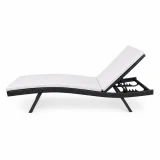 Chaise longue de Patio (coussin 1&Prime; 1/2)