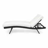 Chaise longue de Patio (coussin 3&Prime;)