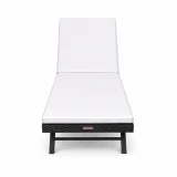 Chaise longue de Patio (coussin 1&Prime; 1/2)
