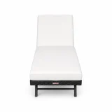 Chaise longue de Patio (coussin 3&Prime;)