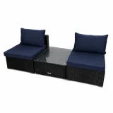 Ensemble extérieur de luxe – 2 Sofas et Table – Collection Lynn