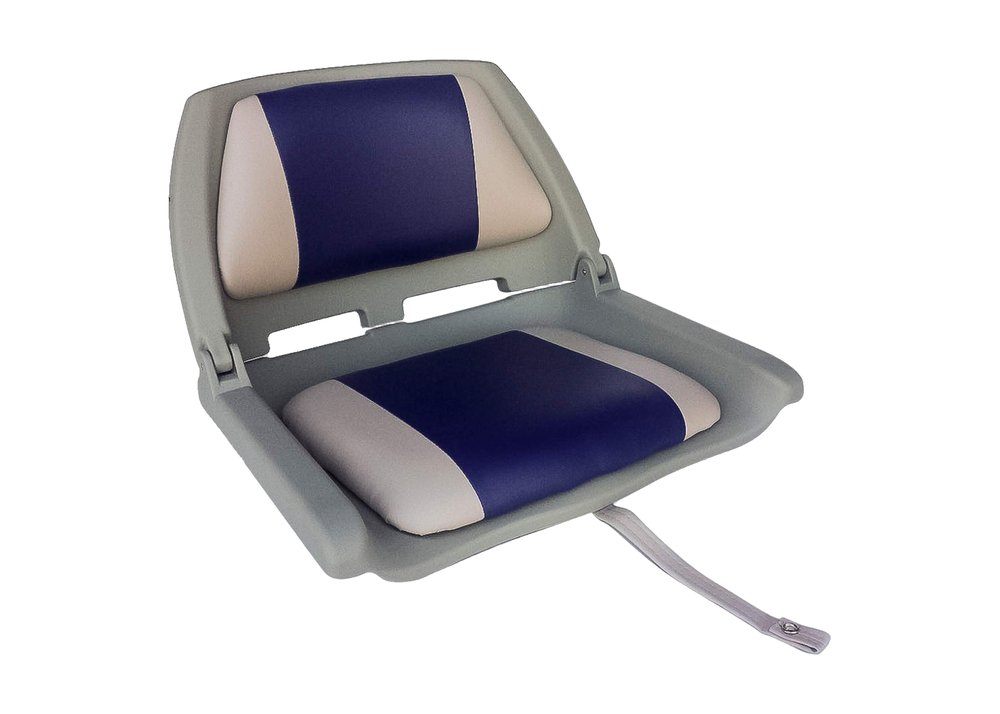 Siège de Bateau pliable coussiné Bleu