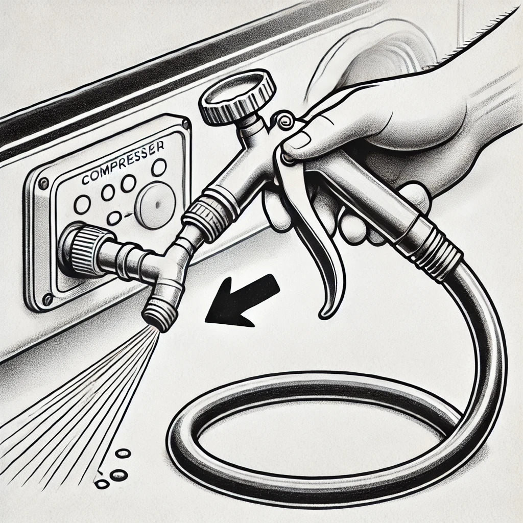 Vidanger le circuit d’eau d’un VR avant l’hiver